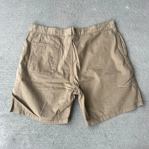 YMC Mens Khaki Utility Shorts Size 34 Cotton Casual Military Style - Picture 4 of 4